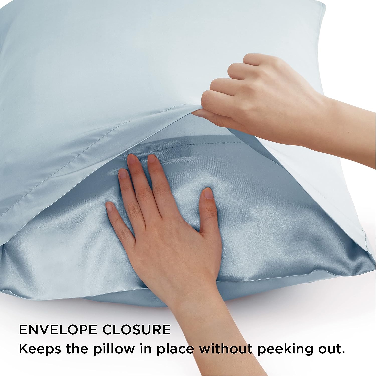 Satin Silk Pillowcase (Fits with Contour Pillow)