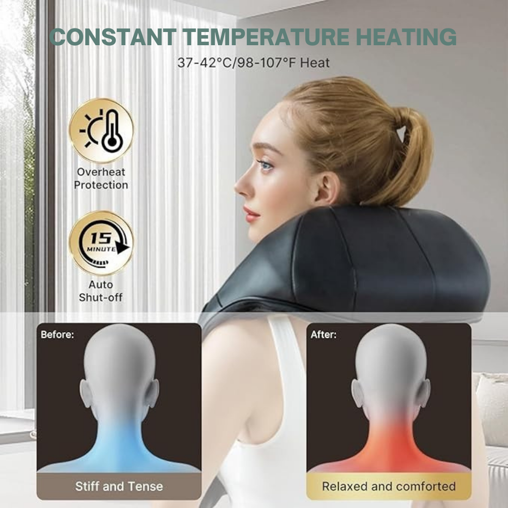 ShiatsuHeat Pro Neck and Back Massager