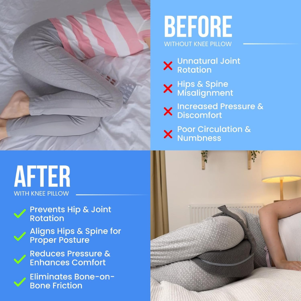 Sciatica & Side Sleeper Relief Pillow